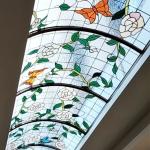 Swimming Pool Ceiling Lighting Glass European French Ceiling Decoration Tiffiny