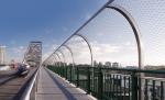 Bridge Balustrade Stainless Steel Rope Mesh , Cable Mesh Netting Ferrule /