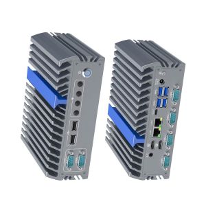 China Fanless Industrial Computer 6 Usb Fanless Industrial Pc Mini Pc on sale