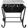 Buy cheap Solid Steel Wood Cannon Charcoal Burning Fire Pit 60.96cm X 60.96cm from wholesalers