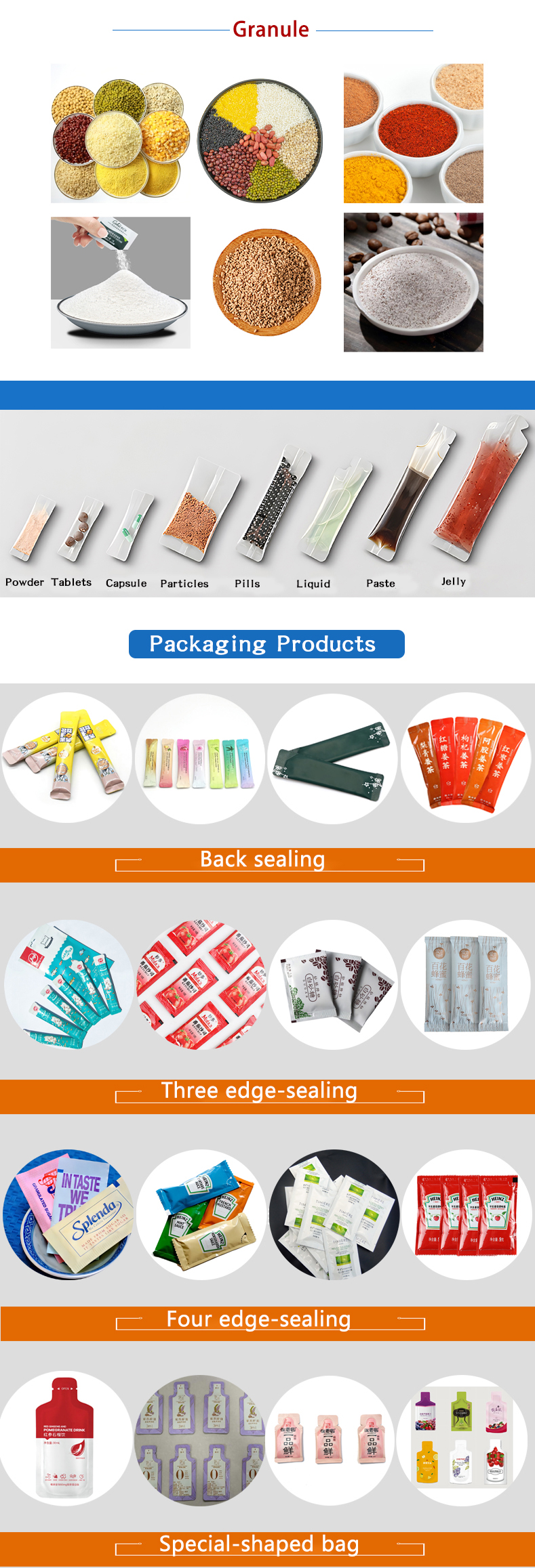 Vertical Automatic 5g 25g Black Pepper Salt Hotel Sugar Sachet Pouch Stick Bags Packing Machine