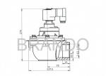 Normally Close Threaded Ports Pneumatic Pulse Valve Similar As CA45T RCA45T