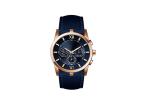 46MM Diameter Men'S Quartz Analog Watch Stainless Steel Back Cover Mineral Glass