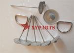 Galvanized Steel Or SS304 2-1 / 2" Building Insulation Lacing Pins With Washers