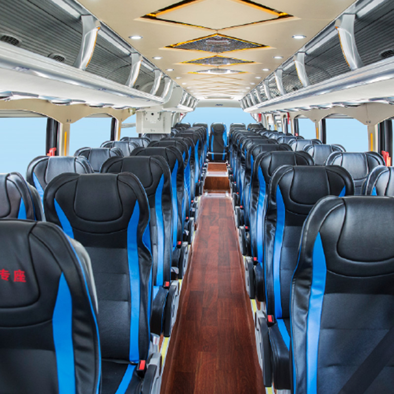 55 Seater Used Coach Bus Passenger Bus with Weichai Engine and Manual Transmission