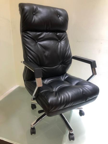 Buy cheap Ecological 1.2MM Breathable Leather Rolling Desk Chair from wholesalers