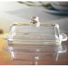 Buy cheap Rectangle Cake Glass Charger Plates With Cover from wholesalers