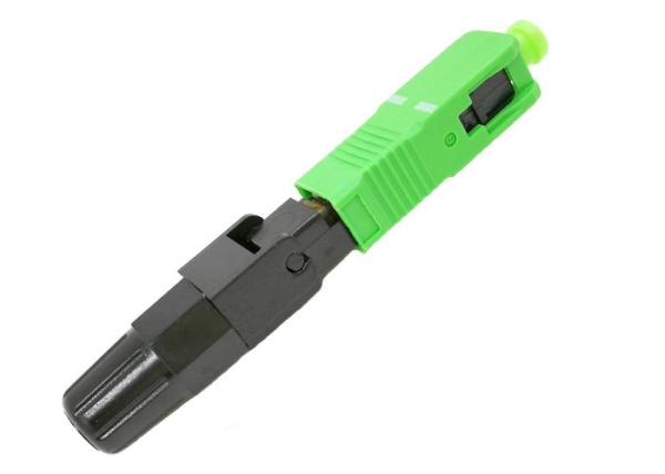 Buy cheap FTTH SC APC Fiber Optic Quick Connector Can be reused 55 mm Long Fast Connector from wholesalers