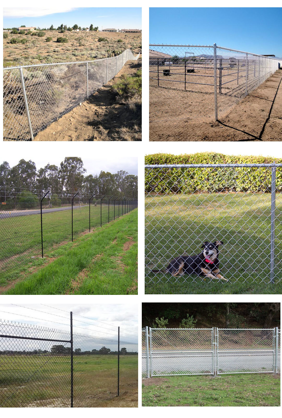1.8m height of Galvanized Cyclone chain wire/ Chain-Link Fence Gate Victoria