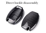 Silky Touching 3k Mercedes Carbon Fiber Key Cover
