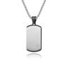 Buy cheap Satin Square Religious Cross Engraved Necklace for Men Stainless Steel Cross Pendant Men's Cross Necklace Christian Jewelry from wholesalers