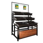 Heavy Duty Fruit And Vegetables Shelves Single Sided For Store