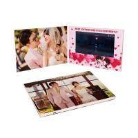 Buy cheap 7 inch HD screen wedding video book,LCD video greeting invitation for wedding product