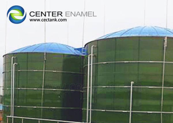 Buy cheap Glass Fused To Steel Bolted Biogas Storage Tank Dark Green from wholesalers