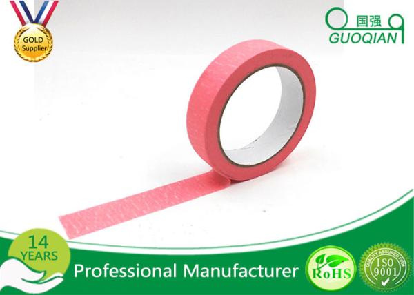 Buy cheap Office Labeling Adhesive Stickers Easy Tear Decorative Craft Tape Pink / Purple / Red from wholesalers