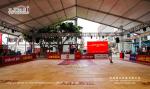Unique Aluminum And PVC Sports Shelter Tent 850g/Sqm Roof Cover