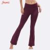 Buy cheap Squat Proof Bamboo Fiber Yoga Bootcut Leggings Yoga Flared Pants Tummy Control from wholesalers