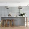 Buy cheap Full Kitchen Cabinet Set Custom Australian Standards Stainless Wood Furniture Sintered Stone Countertop for Villa Project from wholesalers