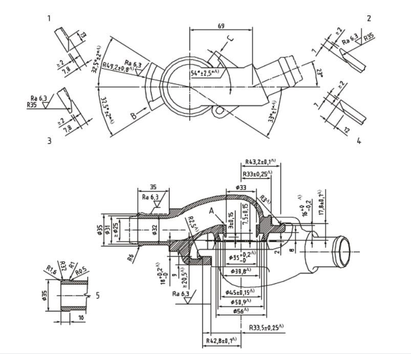 11 Bar Railroad Air Brake Hose Train Air Hose Galvanized Burst Pressure