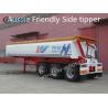 Buy cheap Aussie Friendly ADR Standard 25cbm 3 Axle Side Dump Semi Trailer from wholesalers