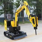 ZHONGMEI Farm Use Small Digger Earth Moving Machinery Mini Crawler Excavator