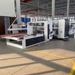 Corrugated Paperboard Automatic Carton Folder Gluer Machine Pneumatic Driven