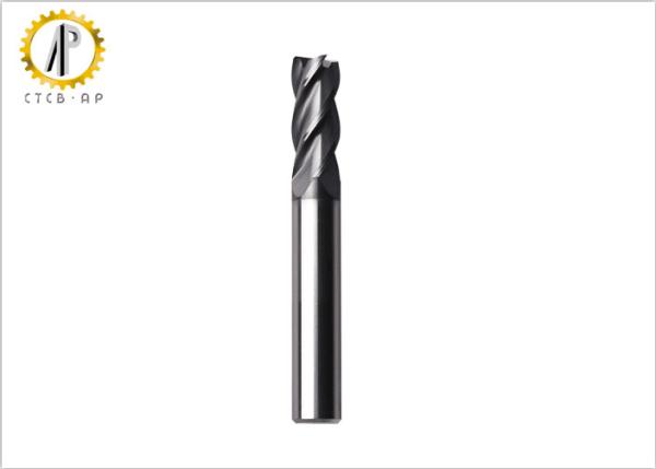 Buy cheap 4 Flute Solid Carbide Corner Radius End Mills HRC58 from wholesalers