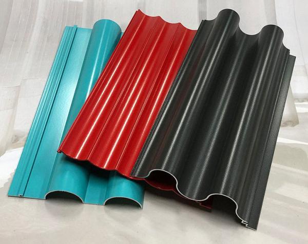 1000x1000 Corrugated Ceiling Panel 8mm Thick Powder Coating Corrugated Aluminum