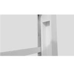 3.22 inch Soundproof UPVC Single Hung Window For Mobile House