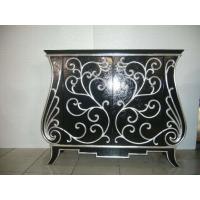 Buy cheap Double Doors Painted Wooden Cabinets Antique Storage Locker For Home Living Room product
