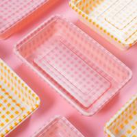 Buy cheap Takeaway Disposable Food Storage Plastic Boxes With Lid For Lunch Meal product