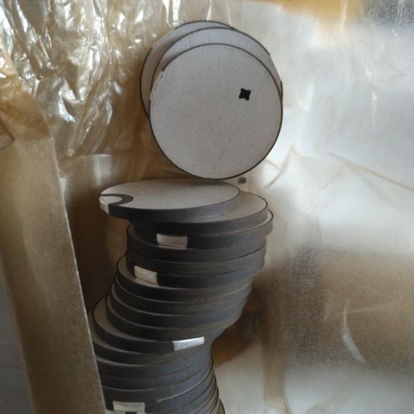 Wrap Edge Piezoelectric Ceramic Materials Positive And Negative Electrodes In