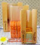 Customize Translucent Window Brown Greaseproof Kraft Paper Bag Special Opp
