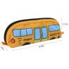 Buy cheap Gloppie Cute Pencil Case Kawaii Pencil Pouch Small Pencil Case Simple Pencil Bags with Zipper Pen Case Bus Pen Case, from wholesalers