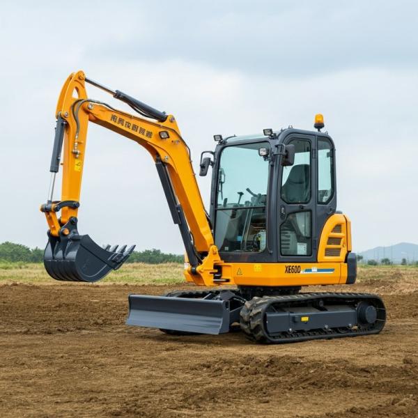 Buy cheap Bucket 0.23Cbm 6 Ton XE60D Mini Hydraulic Excavator from wholesalers