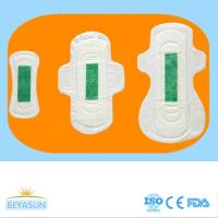 Buy cheap PE Film Backsheet Negative Ion Sanitary Pads OEM For Women product