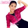 Buy cheap Sequins Hoodies Hip Hop Dance Costumes Jacket Street Dance Costumes Performance Competition Sport Jacket Dresses from wholesalers