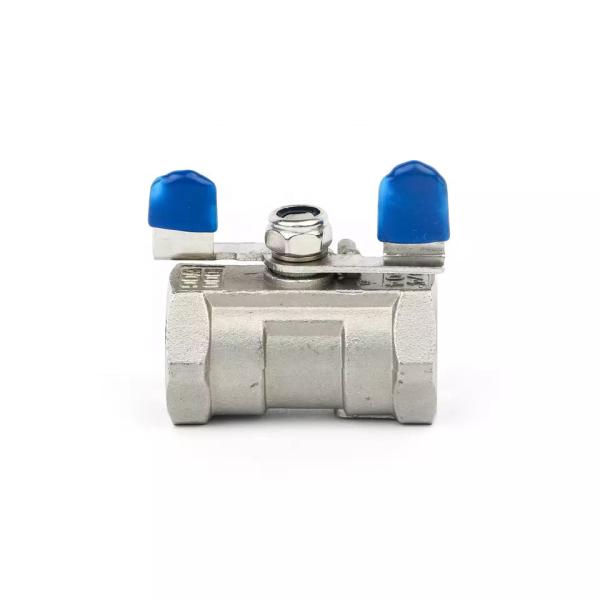 Buy cheap 1/2inch SS202 SS304 SS316 Metal Ball Valve Butterfly Handle Female And Female Connection from wholesalers