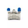 Buy cheap 1/2inch SS202 SS304 SS316 Metal Ball Valve Butterfly Handle Female And Female Connection from wholesalers