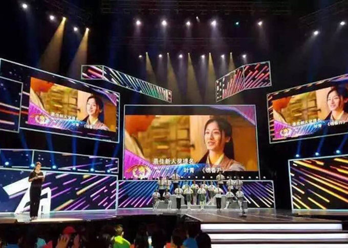 P4mm Stage Rental 1R1G1B LED Display Refresh Rate 3840Hz Seamless stitching 4m-100m Viewing Distance