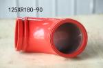 125*R180-90 Single - layer and double-layer wear-resistant bending pipe option
