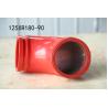 Buy cheap 125*R180-90 Single - layer and double-layer wear-resistant bending pipe option color from wholesalers