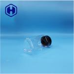 Triangle Unique Shape Food Storage PET Marshmallow Plastic Jar Screw Top Lid