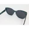 Buy cheap Cateye acetate sunglasses Men Women special green pattern UV 100% from wholesalers