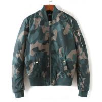 Buy cheap Ribbed Collar Ladies Camouflage Bomber Jacket , Printed Ma1 Flight Bomber Jacket product