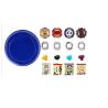 Buy cheap XD168-10 burst generation B113 115 117 118 spinning beyblade set alloy 4 in 1 combination combat competition from wholesalers