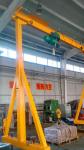 A Frame Small Portable Gantry Crane 3.2 Ton Rail Operation
