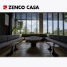 Buy cheap Hotel Leisure Furniture Fixed Multi Person Sofa Wabi Sabi Style Wooden Pillar Coffee Table from wholesalers