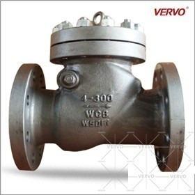 External Pin Stainless Steel Vertical Check Valve 4 Inch BS 1868 DN100 300Lb RF