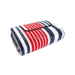Manufacturer stripe padded beach mat foldable picnic mat flannel sleeping mat